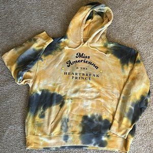 Taylor Swift Official Merch Tie Dye Hoodie Miss Americana & Heartbreak Prince